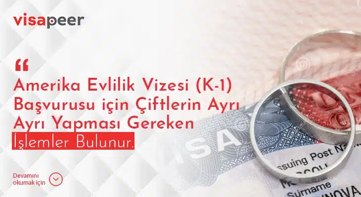 Amerika evlilik işlemleri için yapılması gerekenler