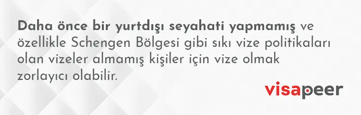 amerika vizesi almak için geçmiş yurtdışı seyahatleri önemlidir.